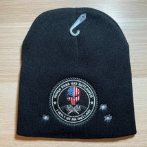 2nd Amendment When Guns are Outlawed Winter NRA Beanie Beanies (Black) - £15.73 GBP