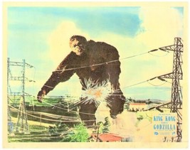 King Kong vs Godzilla 1962 Kong attacks electricity lines 8x10 inch photo - £7.62 GBP