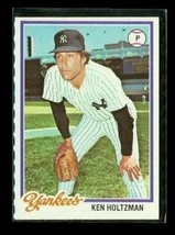 Vintage 1978 Topps Baseball Trading Card #387 Ken Holtzman New York Yankees - £7.20 GBP