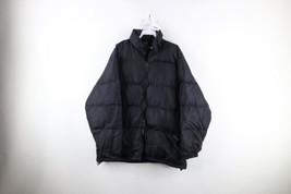 Vintage 90s Woolrich Mens Large Packable Winter Duck Down Puffer Jacket Black - £71.18 GBP