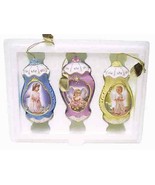 3 pc Porcelain Angel Ornaments Easter Spring Dona Gelsinger  - £23.49 GBP