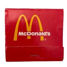 1970&#39;s, McDonald&#39;s Partially Used Red / Yellow Match Book - £11.60 GBP