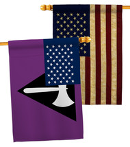 US Labrys Pride - Impressions Decorative USA Vintage Applique House Flags Pack H - £47.17 GBP