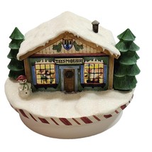Our America Gift SANTA&#39;S WORKSHOP #8041 By Debbie Mumm Candle Topper Col... - £18.34 GBP