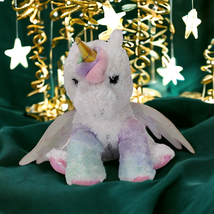 Mattel Barbie Dreamtopia Kiss Care Unicorn Plush Stuffed Toy Lights Sound WORKS - £10.22 GBP