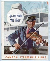 Canada Steamship Lines Brochure Up and Down the River 1950 Season - £21.79 GBP