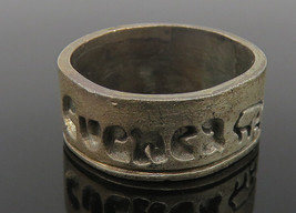 925 Sterling Silver - Vintage Cuenca Etched City Scene Band Ring Sz 6 - RG11422 - £23.94 GBP