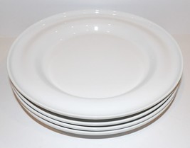 Exquisite Htf Set Of 4 Nambe Porcelain Eden Eva Zeisel White 9&quot; Salad Plates - $247.49