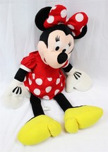 VINTAGE Disney World Minnie Mouse HUGE 30&quot; Plush Doll - $79.19