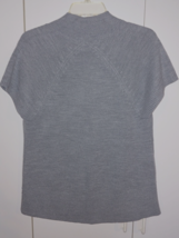 COLDWATER CREEK LADIES GRAY SLEEVELESS PULLOVER SWEATER-M(10/12)-ACRYLIC... - $17.75