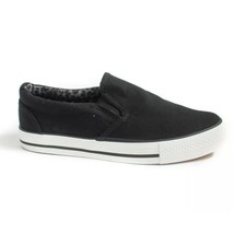 Simply Be Nelson Deslizamiento en las Bombas de Lona en Negro - £18.37 GBP