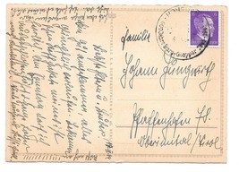  Austria 6pf Hitler head 600 Jahre Burg Glopper Hohenems 1343-1943 Postmark WWII - $9.95