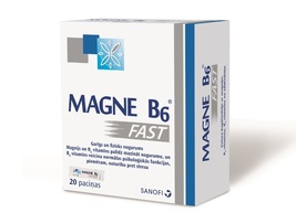 Magne B6 Fast (magnesium B6) 150 mg, 20 packets - £31.85 GBP