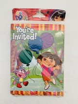 Nick Jr Dora the Explorer Kids Birthday Invitation Cards - £7.71 GBP