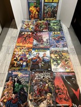 Lot Of 13 DC Comics Trade Paperback Justice League Flash JLA Green Lante... - $44.05