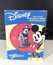 Disney Hand Painted STEAMBOAT WILLIE BOBBLEHEAD DOLL Limited Ed. - $48.26