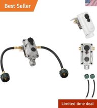 2-Stage Auto Changeover LP Propane Gas Regulator With Two 12 Inch Pigtai... - $66.33