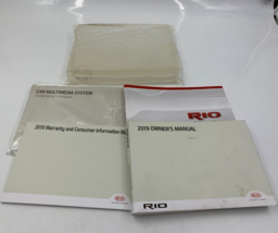 2019 Kia Rio Owners Manual Handbook Set with Case OEM L03B25045 - £46.00 GBP