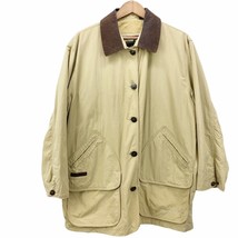 Timberland Weather Gear Mens L Vintage Barn Chore Coat Button Front Tan Khaki  - $41.42