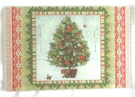 Small Tempered Glass Cutting Serving Board Victorian Christmas Tree &quot;8 X 12&quot; NEW - £11.99 GBP