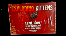2015 Original Edition Exploding Kittens Card Game Brand New Sealed - £10.15 GBP