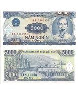 Viet Nam P108a,  5000 Dong ,Ho Chi Minh / hydroelectric dam, 1991 UNC $4... - $18.84 MXN