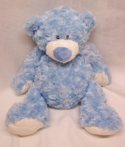 Baby Ganz Cute Soft Baby Blue Teddy Bear 14&quot; Plush Stuffed Animal - £15.83 GBP