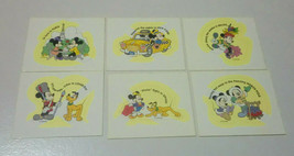 Mickey Mouse Wall&#39;s ice cream Stickers Vintage - £5.44 GBP