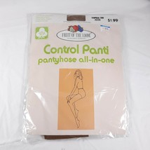 Fruit Of The Loom Control Panti Pantyhose All-In-One Vintage Tropical Ta... - £18.54 GBP
