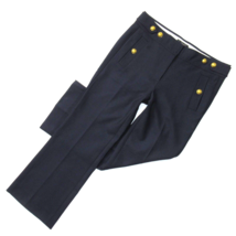 NWT J. Crew Sailor Pant in Navy Blue Two-way Stretch Wool Cropped Flare 2 - £56.14 GBP