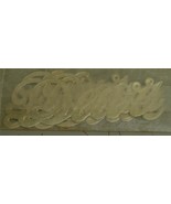 BRAND NEW IN PACKAGE 5 Pack Gummed, Foil Embossed DEAR Decals BRAND NEW - £1.54 GBP