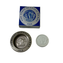 Avon Buffalo Nickel 1913 Soap Dish And Soap Old West Cowboy New Old Stoc... - £11.04 GBP