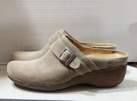 Timberland Women Shoe Pro Renova Suede Size 9M Tan Clog Mule EUC  See photos. - £28.10 GBP