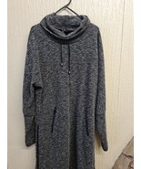 Yest Fleece Hooded Hoodie Sweatshirt Long Sleeve Pullover Jumper Dress S... - £17.69 GBP