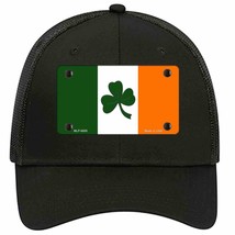 Shamrock Irish Flag Novelty Black Mesh License Plate Hat - £23.17 GBP