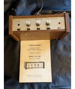 Vintage Realistic SA-100 Solid State HI FI Amplifier Manual Turns On - $111.60 CAD
