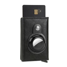Rfid Anti-theft ID Credit Card Holder Airtag Minimalist Thin Slim Aluminium Meta - £50.85 GBP