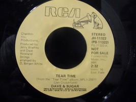 Dave &amp; Sugar-Tear Time-1978-45rpm-NM  *Promo - £2.37 GBP
