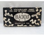 Vintage 1963/64 Blackout A Vocabulary Card Game Complete - $118.79