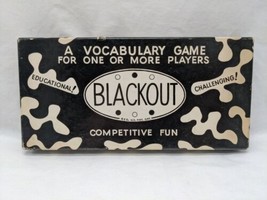 Vintage 1963/64 Blackout A Vocabulary Card Game Complete - £93.02 GBP