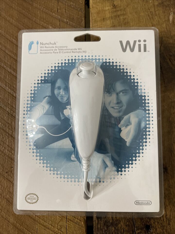 RARE Official Nintendo Wii Nunchuck Controller *New/Sealed Unopened NOS - $15.76