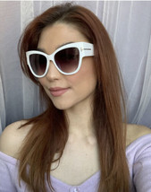 New Fashionista White Gradient Oversized Women’s Sunglasses X3 - £7.85 GBP