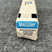 Mallory CGS632U075R5L  6300 µF  75 VDC  Electrolytic Capacitor Screw - $19.79