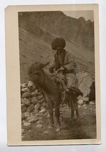 Russian Caucausian on Mule in the Caucasus Region of Russia 1920&#39;s - $29.67