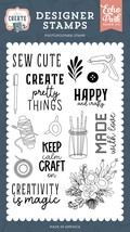 Echo Park Stamps-Create Pretty Things - £14.04 GBP