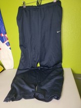 NIKE TENNIS COURT HYPER FLY Blue Vintage TENNIS PANTS XL Y2K Warm Ups - $19.67