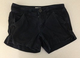 Jacob Connexion Shorts Women&#39;s Black Casual Chino Cotton Short Shorts Si... - $10.74 CAD