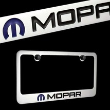 Brand New 1PCS MOPAR Chrome Plated Brass License Plate Frame Officially ... - £23.12 GBP