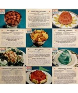 Jell-O Dessert 6 Thrifty Recipe 1934 Advertisement Full Page Lithograph ... - $55.13 CAD