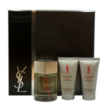 Yves Saint Laurent L'Homme Sport Cologne 3.3 Oz Eau De Toilette Spray 3 Pcs Set - £236.96 GBP